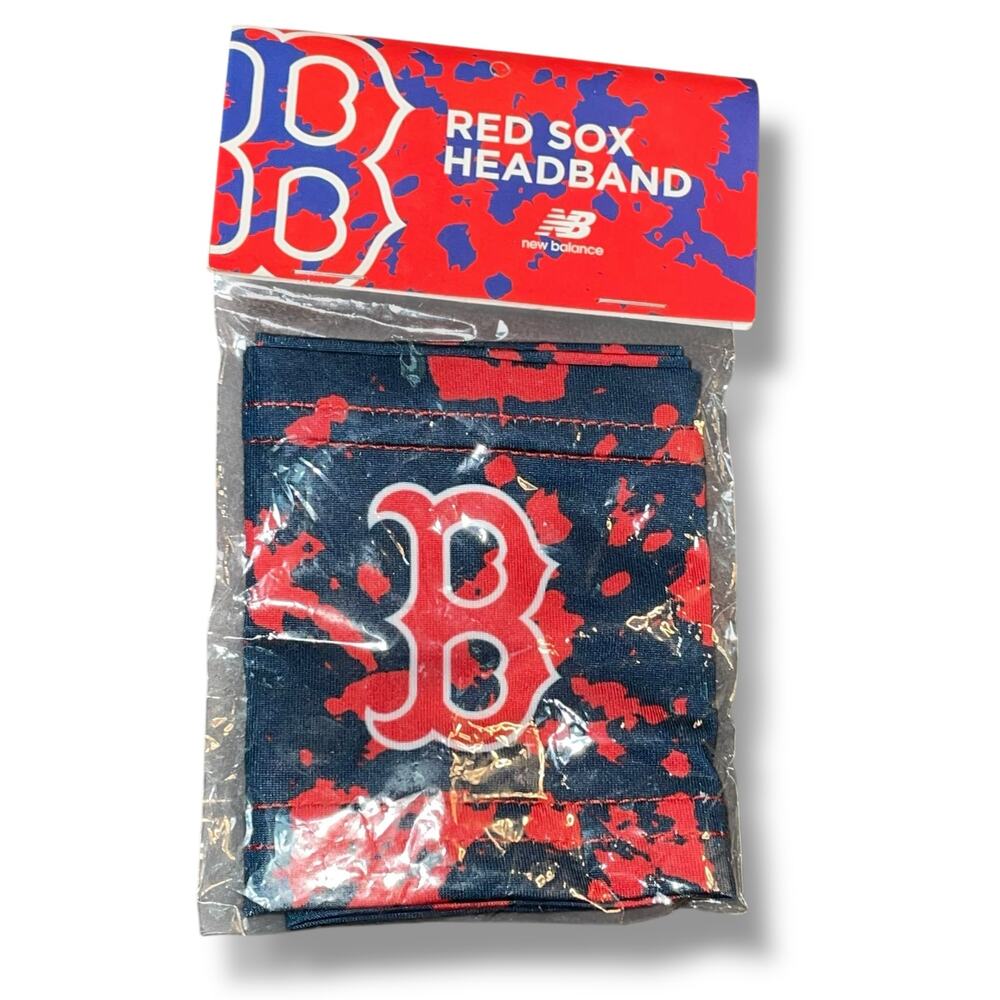 Boston Red Sox New Balance Headband Fenway SGA 5/16/22 Stadium Giveaway Navy Red - Picture 9 of 11